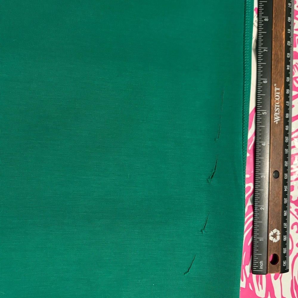 🌿 Lilly Pulitzer UPF 50+ 30.5" Alwyn High Rise Pant, Fiddle Leaf Green, FLAWED - Picture 8 of 16